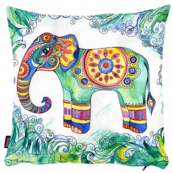 Fil Desenli Yastık Kılıfı-2